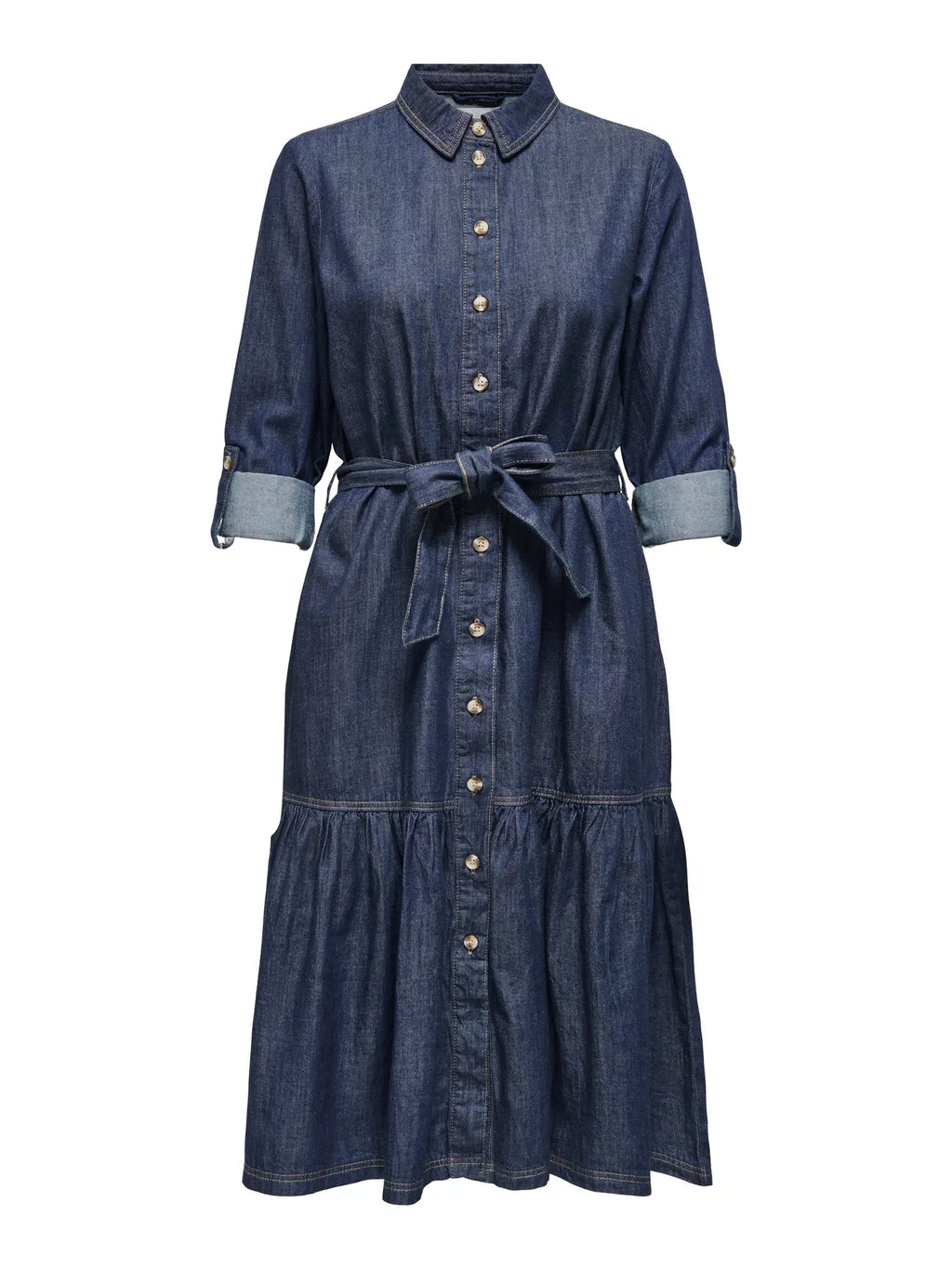 ONLSEVIGNY FRILL 3/4 SL LONG DRESS DNM