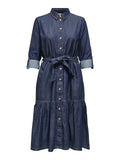 ONLSEVIGNY FRILL 3/4 SL LONG DRESS DNM