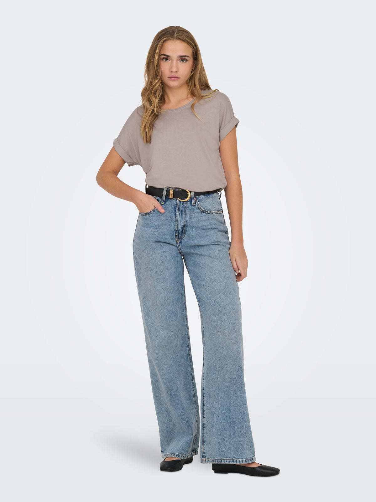 ONLMOSTER S/S O-NECK TOP NOOS JRS