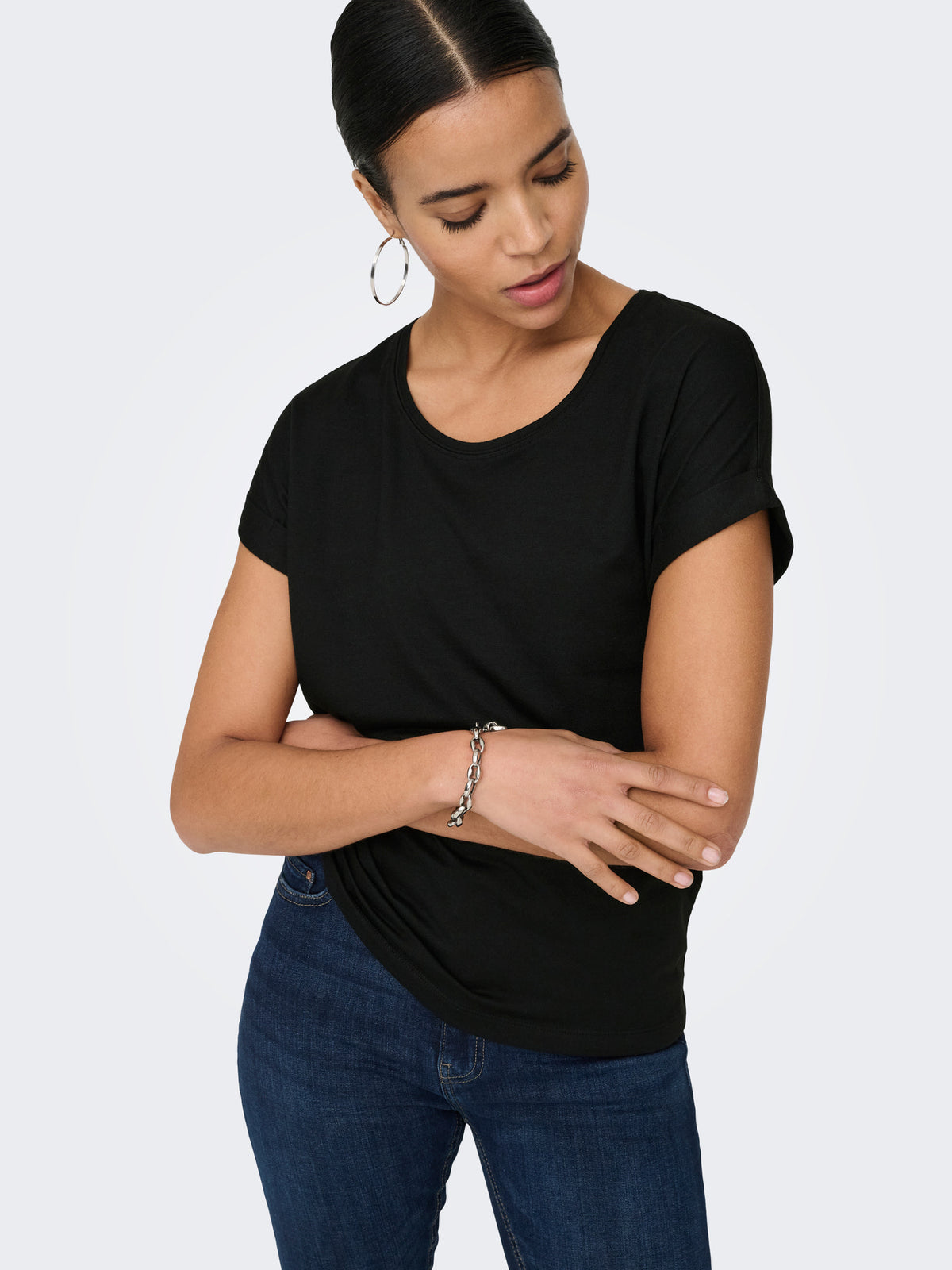 ONLMOSTER S/S O-NECK TOP NOOS JRS
