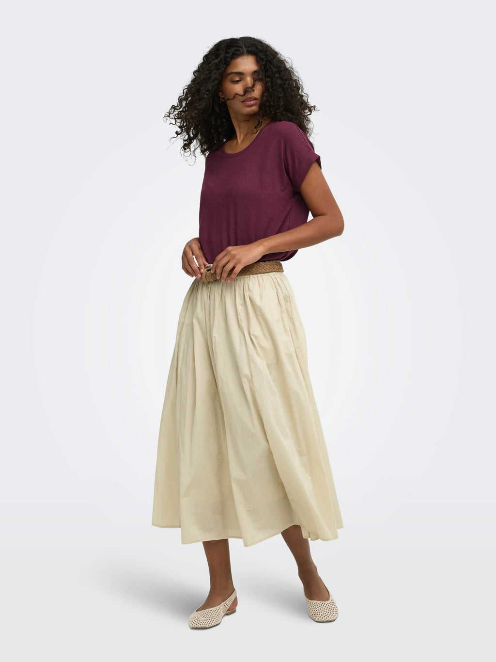 ONLMOSTER S/S O-NECK TOP NOOS JRS