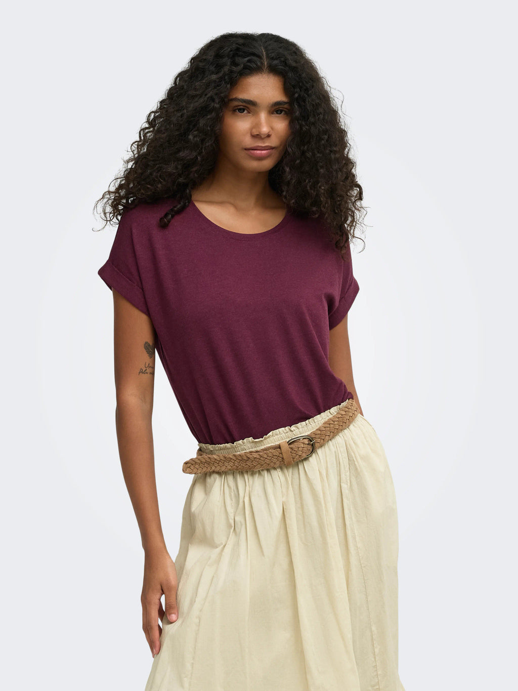 ONLMOSTER S/S O-NECK TOP NOOS JRS