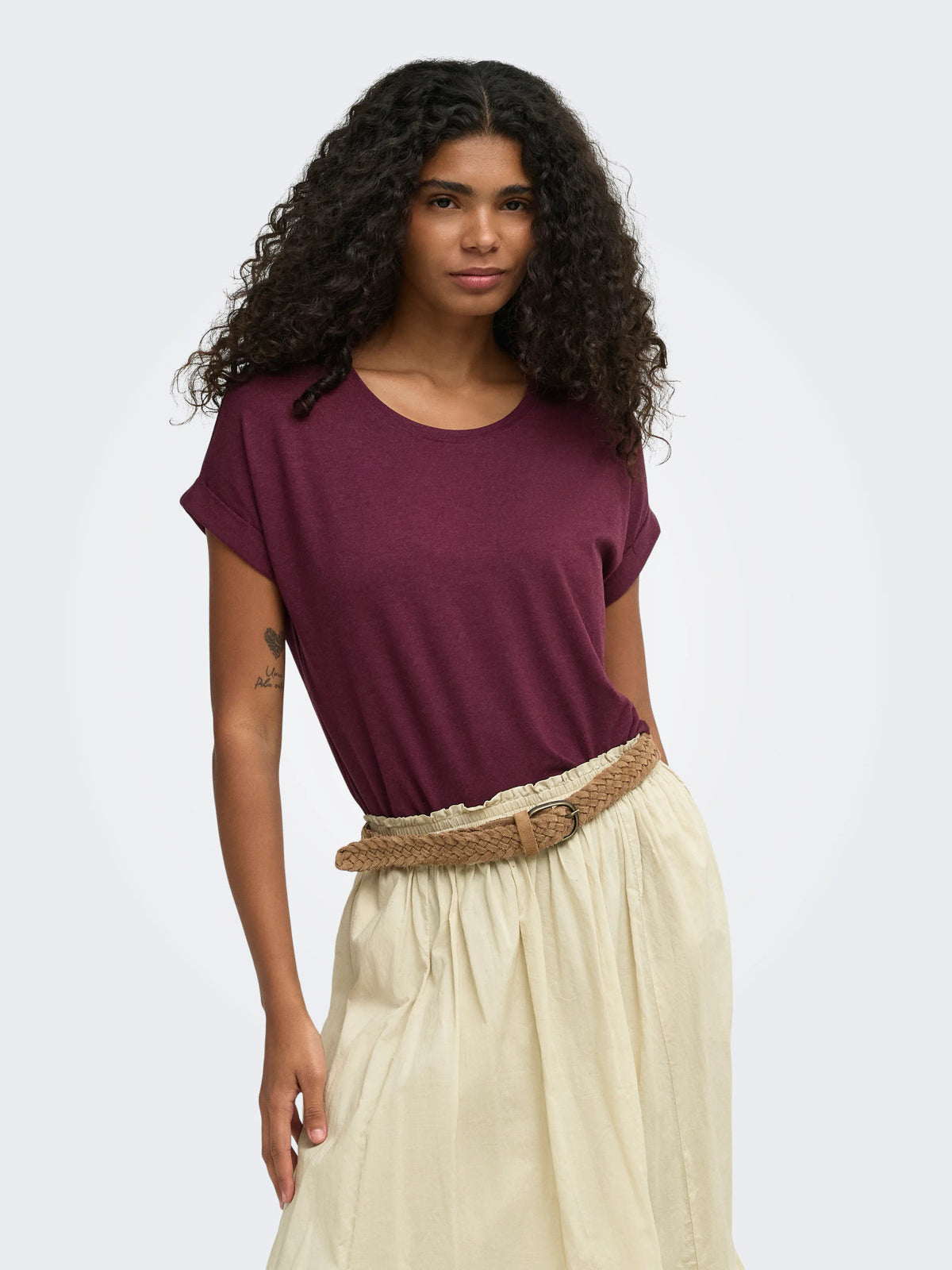 ONLMOSTER S/S O-NECK TOP NOOS JRS