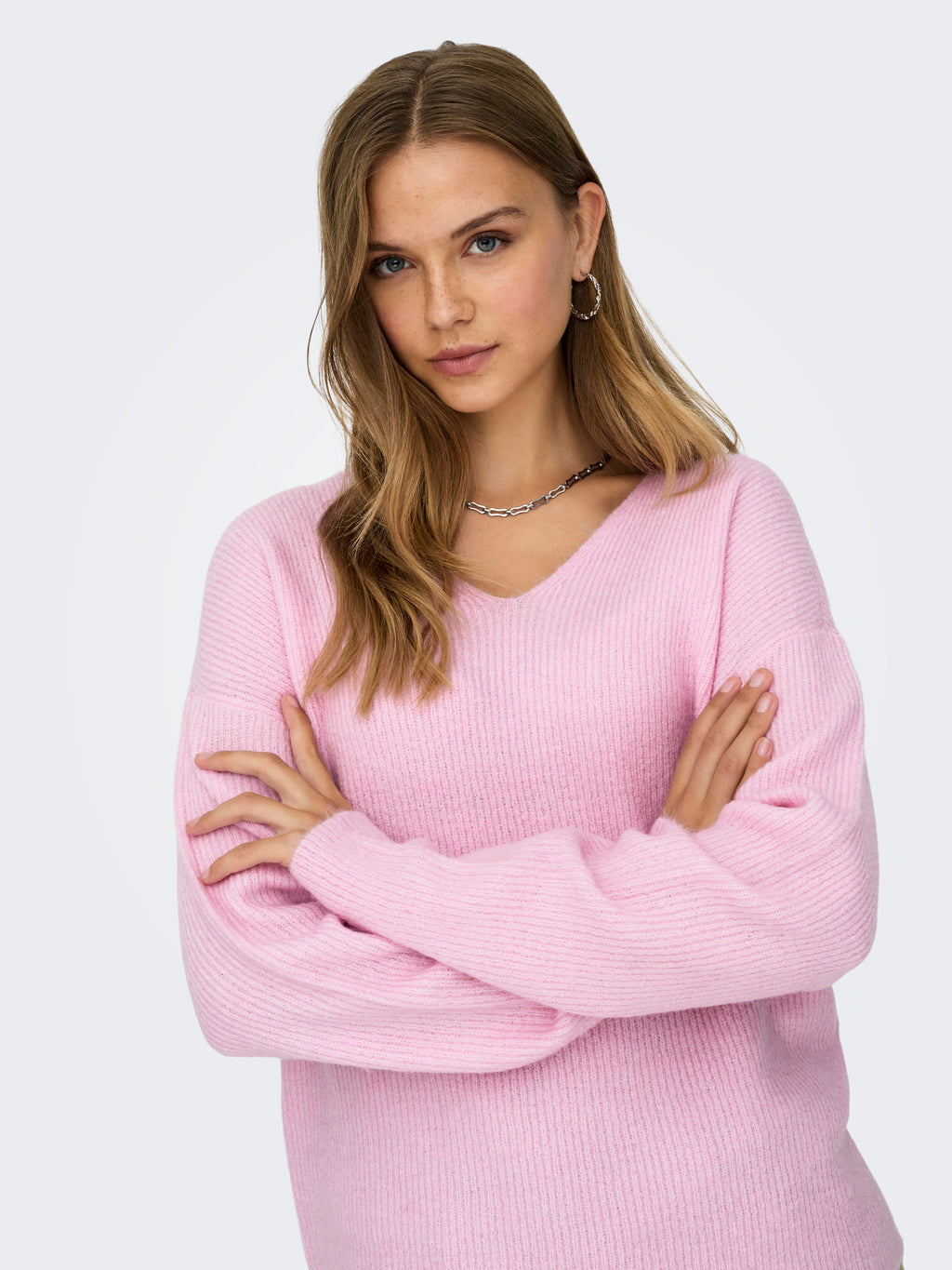 ONLCAMILLA V-NECK L/S PULLOVER KNT NOOS