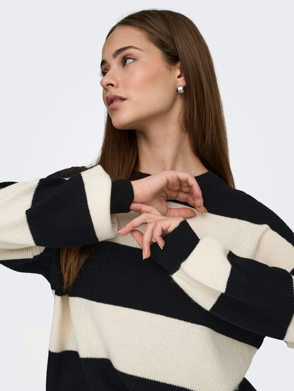 ONLATIA L/S STRIPE PULLOV KNT NOOS