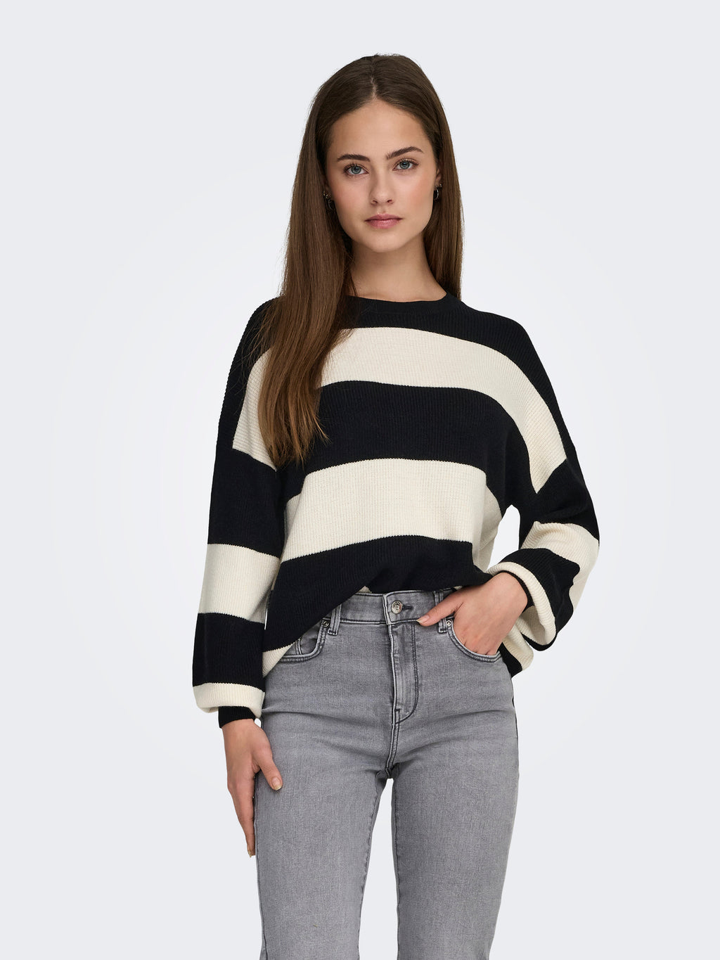 ONLATIA L/S STRIPE PULLOV KNT NOOS