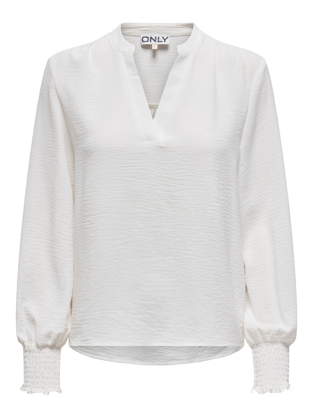 ONLMETTE V-NECK LS SMOCK TOP NOOS WVN
