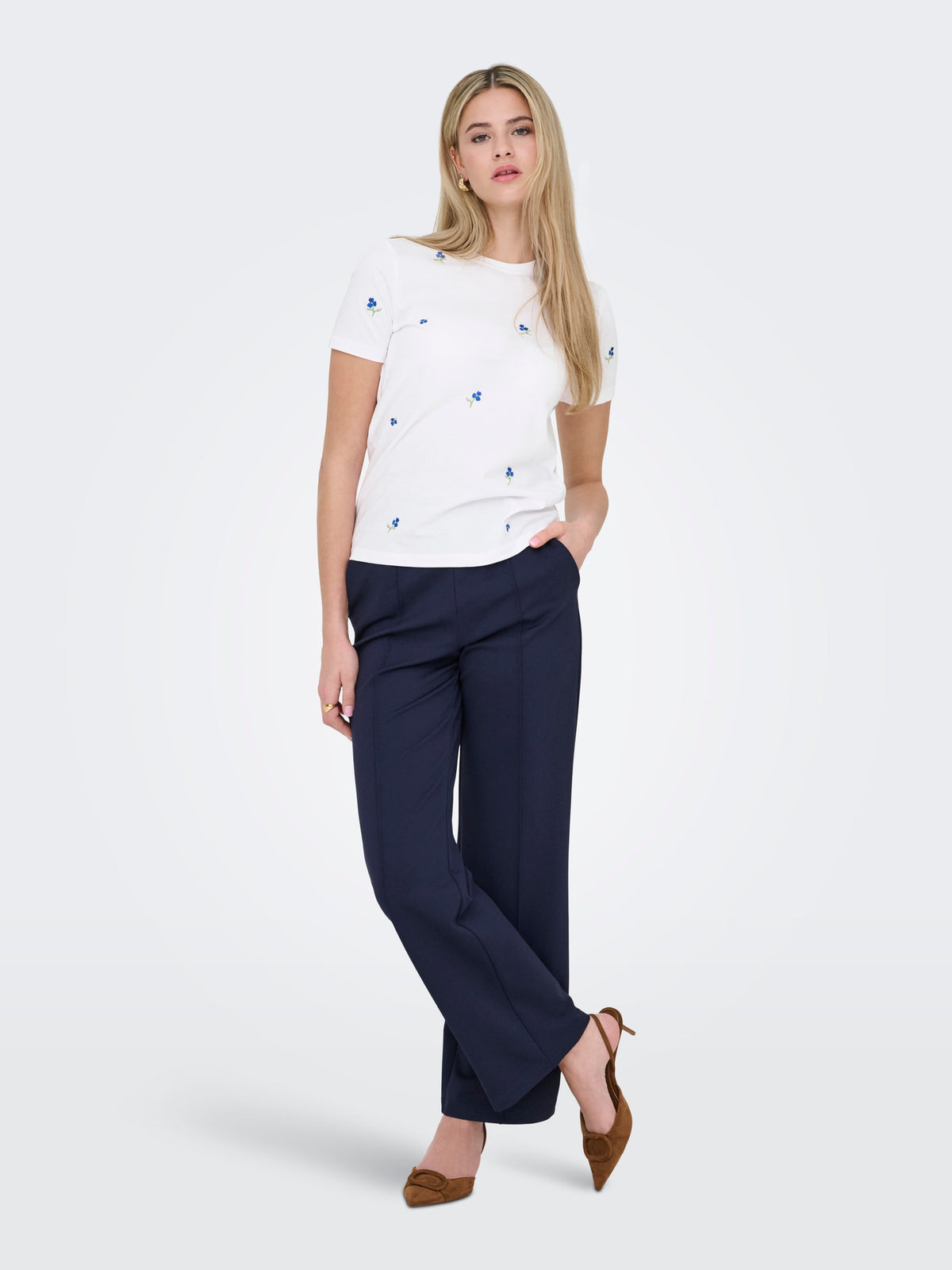 ONLKETTY S/S O-NECK TOP JRS NOOS