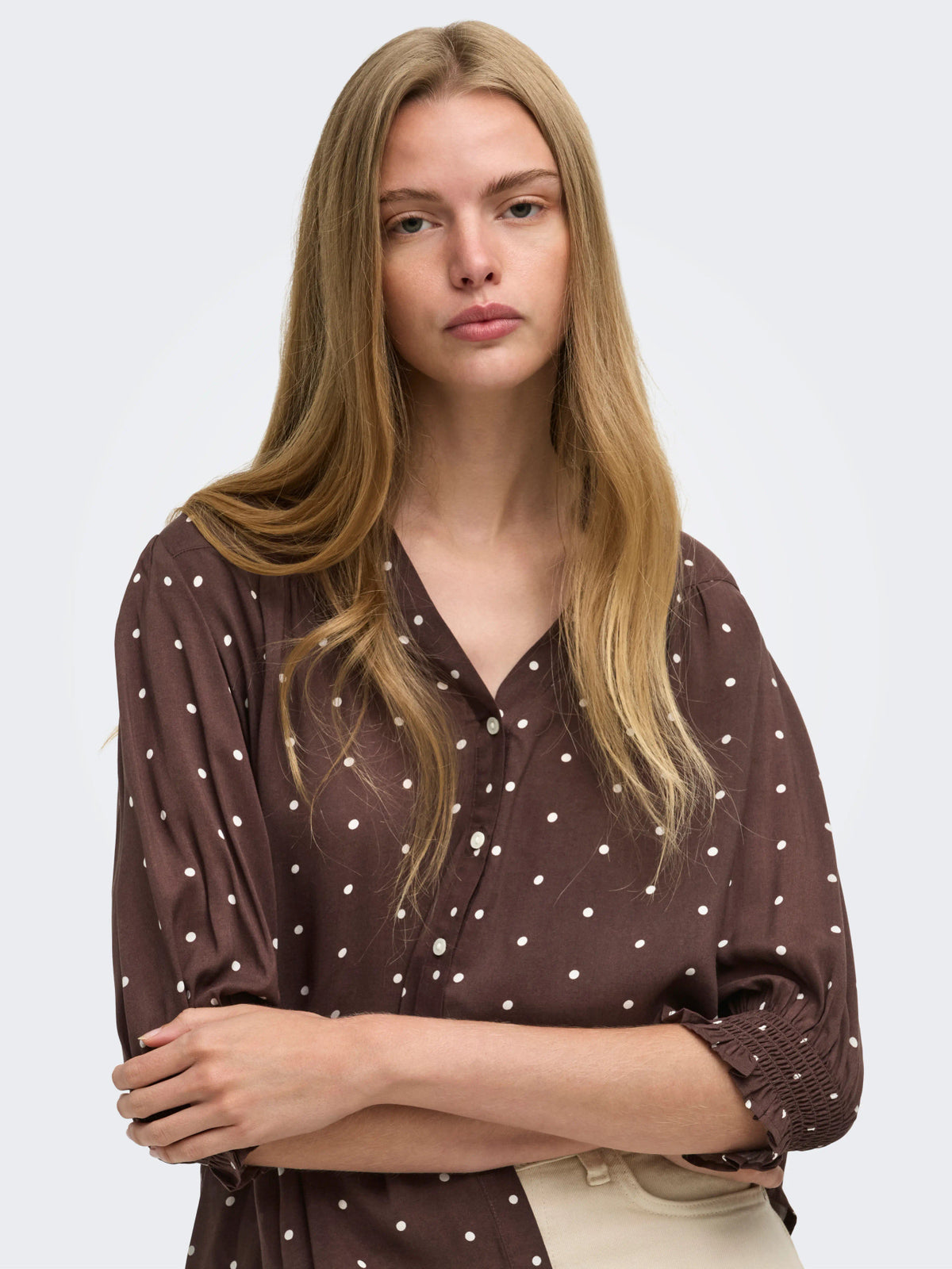 ONLRAYA 3/4 SHIRT WVN NOOS