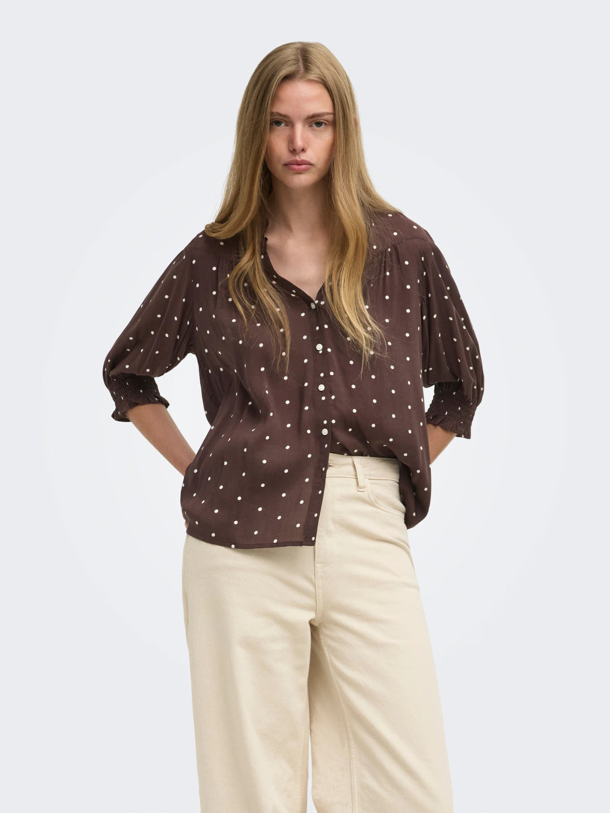 ONLRAYA 3/4 SHIRT WVN NOOS