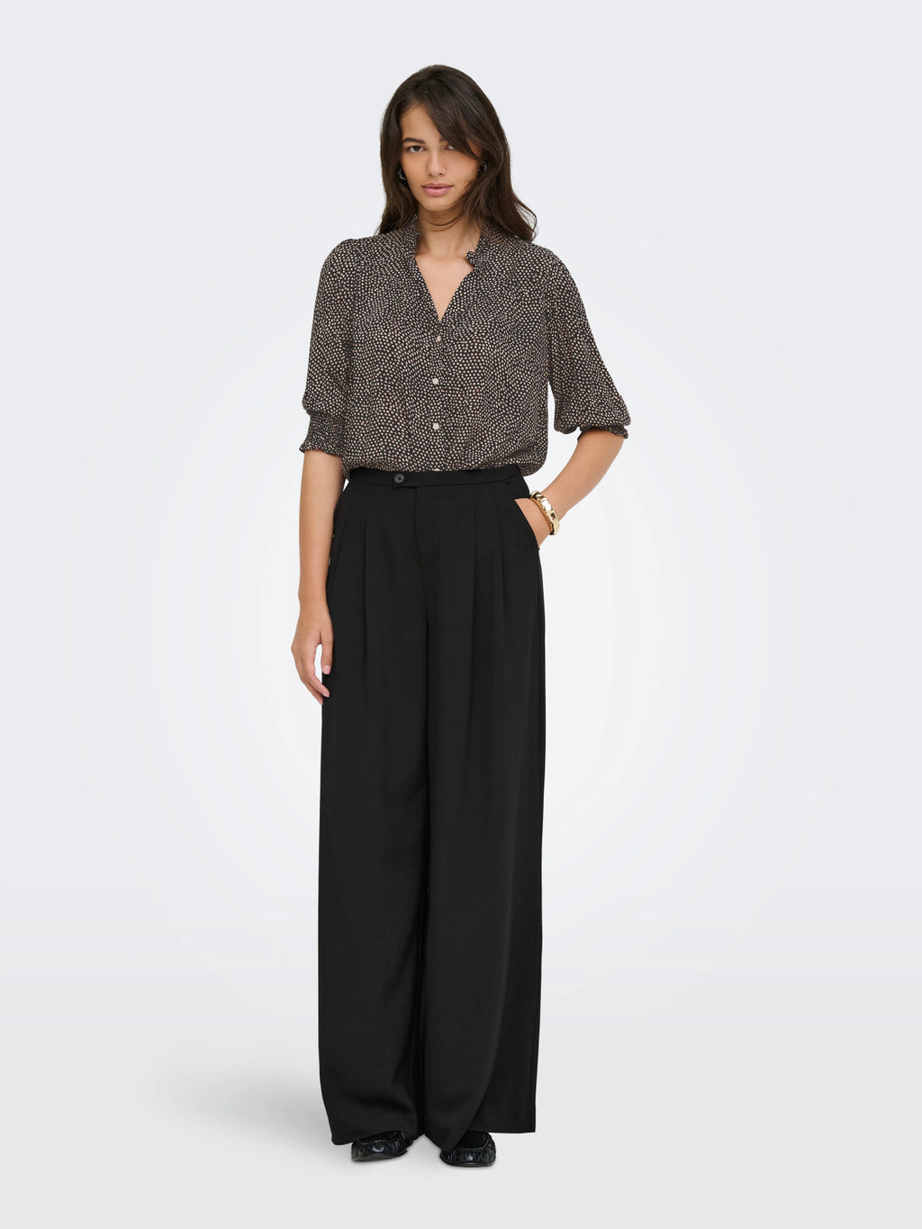 ONLRAYA 3/4 SHIRT WVN NOOS