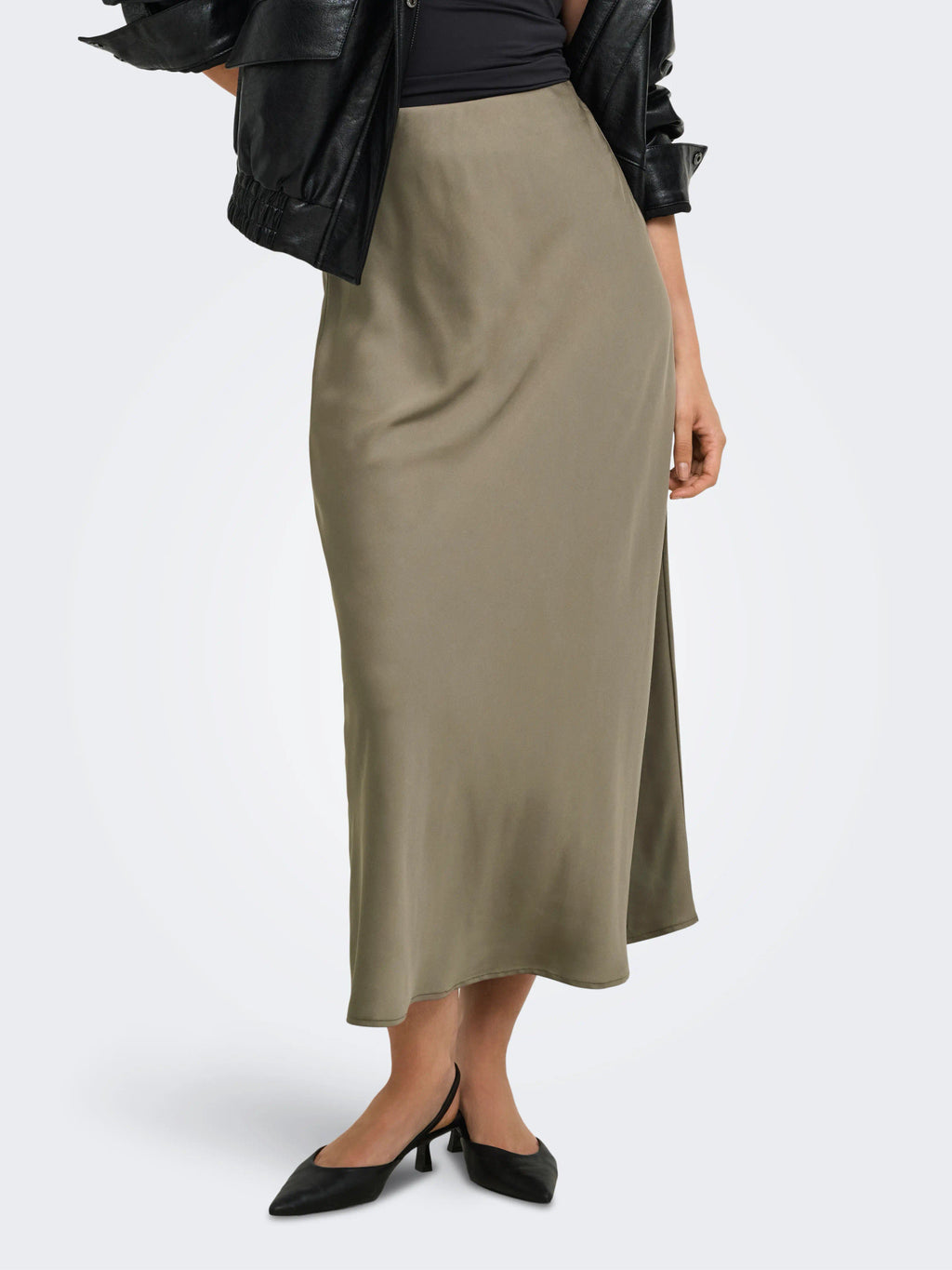 ONLCHIGO ANKEL SATIN SKIRT WVN