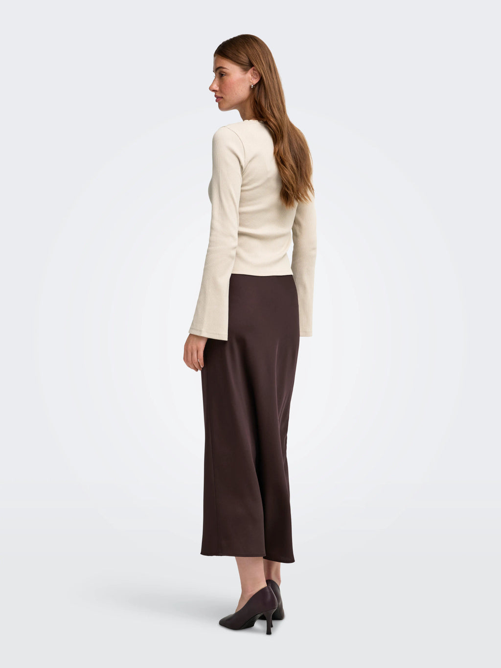 ONLCHIGO ANKEL SATIN SKIRT WVN