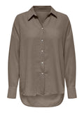 ONLBOLZANO L/S OVERSIZE SHIRT MOCH PNT