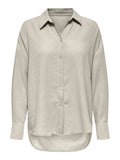ONLBOLZANO L/S OVERSIZE SHIRT MOCH PNT