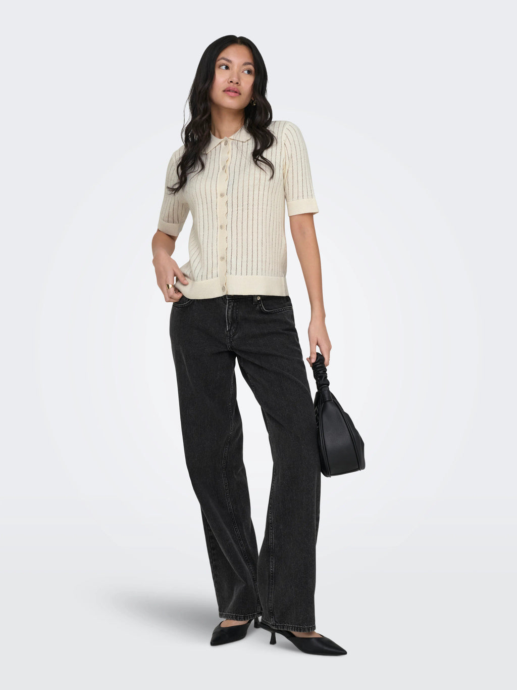 ONLELMA POLO S/S CARDIGAN KNT NOOS
