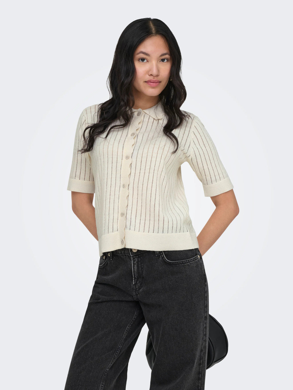 ONLELMA POLO S/S CARDIGAN KNT NOOS