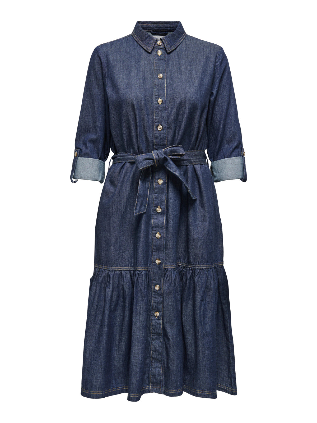 ONLSEVIGNY FRILL 3/4 SL LONG DRESS DNM