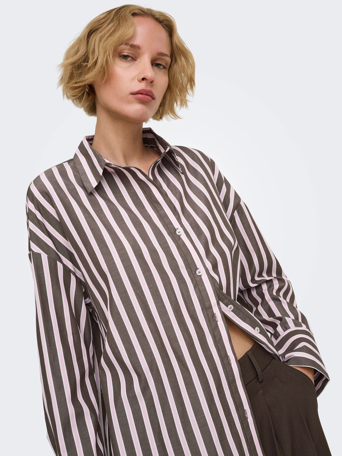 ONLOREGON ALVA LS REG SHIRT NOOS WVN