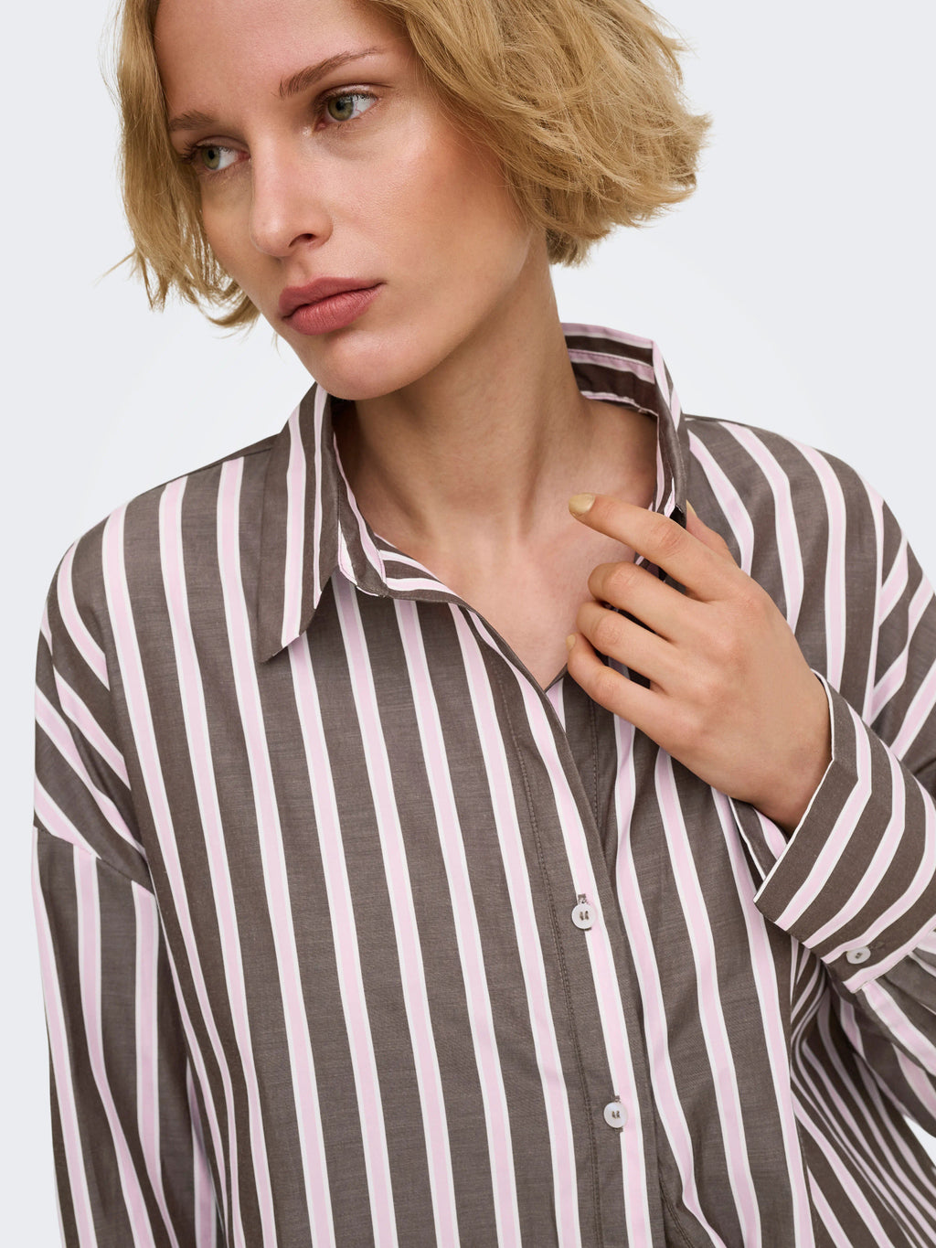 ONLOREGON ALVA LS REG SHIRT NOOS WVN