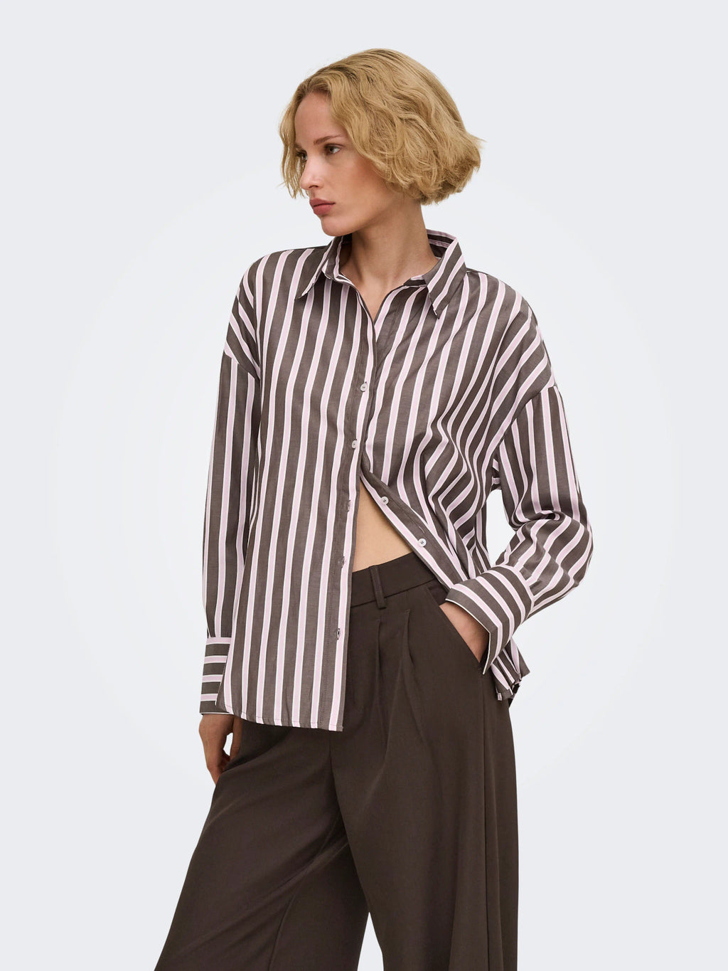 ONLOREGON ALVA LS REG SHIRT NOOS WVN