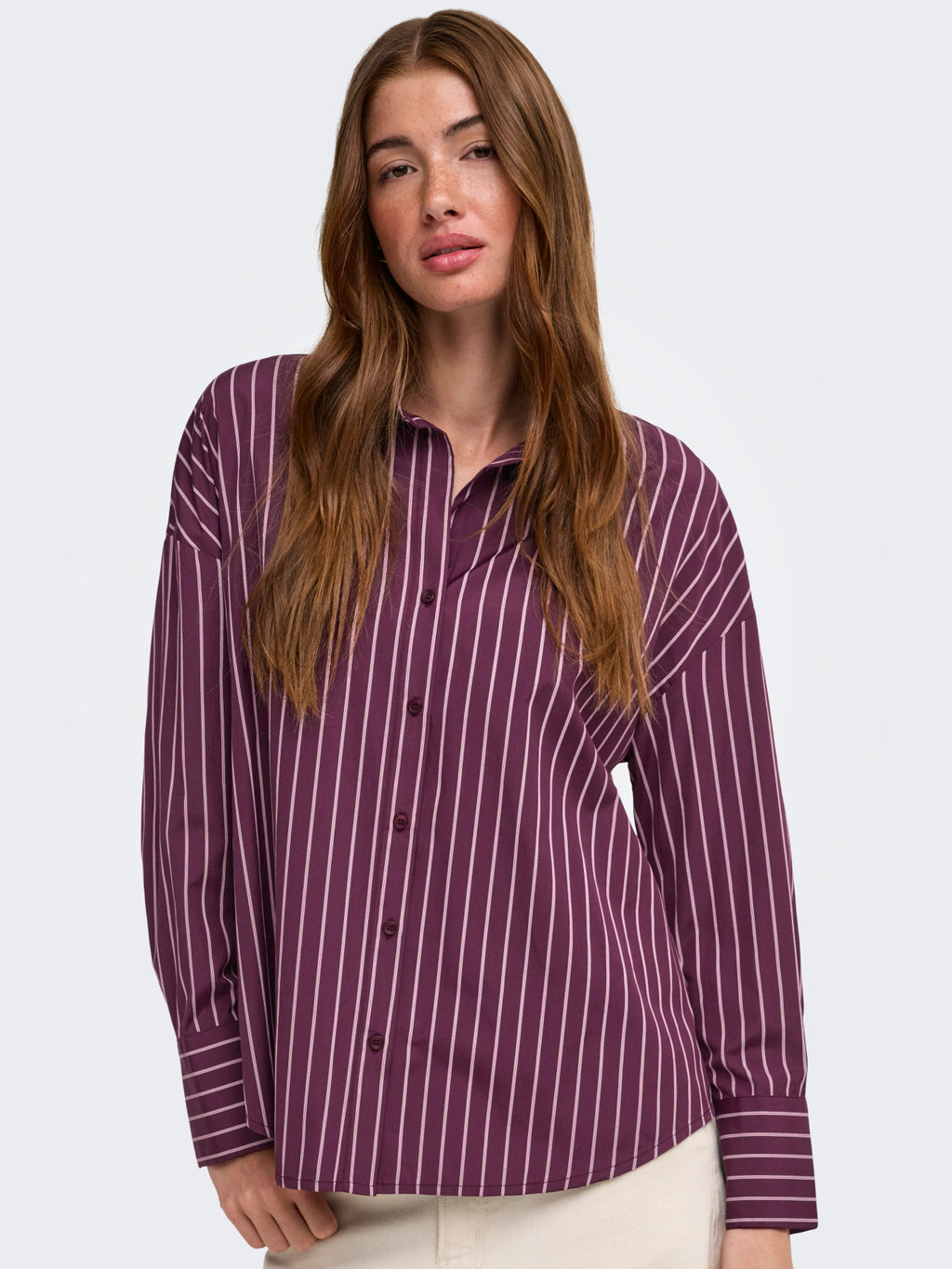 ONLOREGON ALVA LS REG SHIRT NOOS WVN