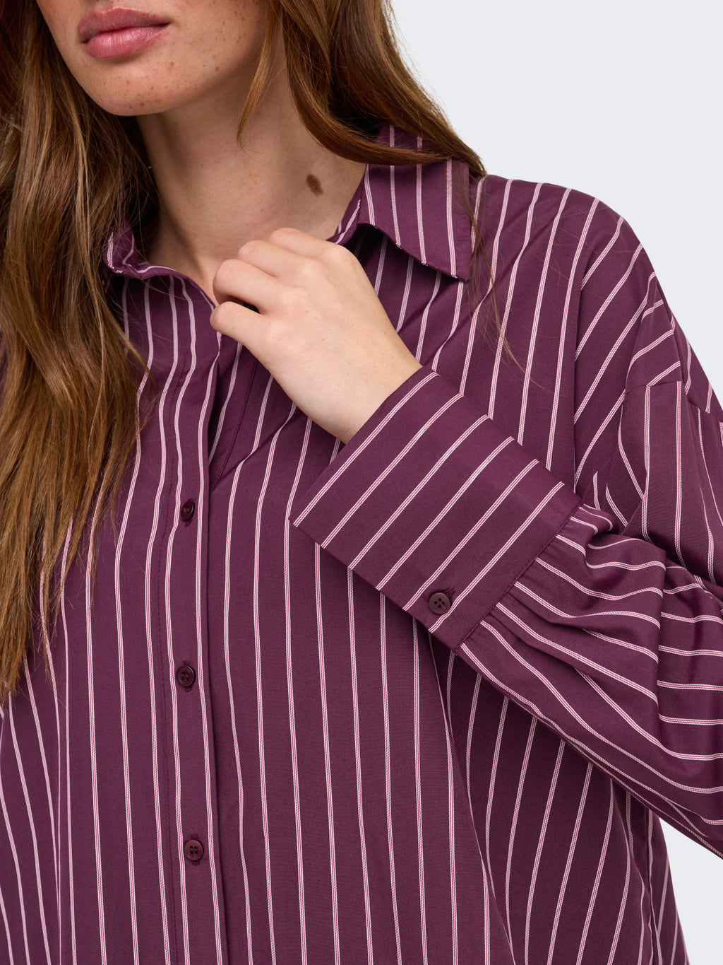 ONLOREGON ALVA LS REG SHIRT NOOS WVN
