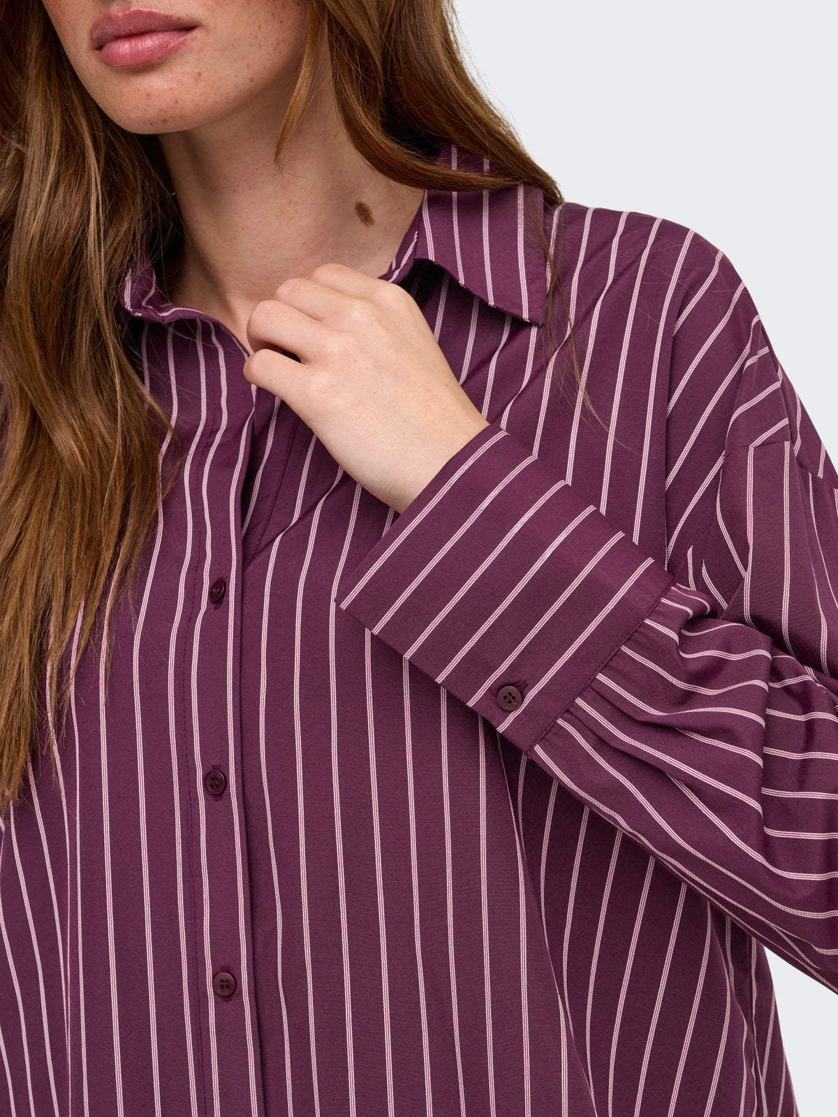 ONLOREGON ALVA LS REG SHIRT NOOS WVN