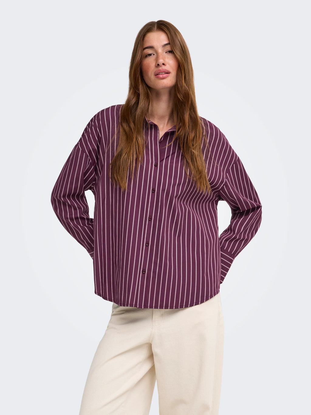 ONLOREGON ALVA LS REG SHIRT NOOS WVN