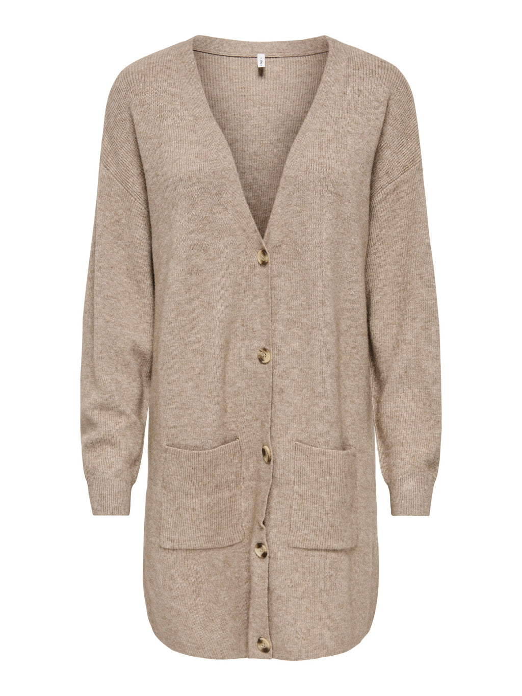 ONLIBI LIFE LS RIB LONG CARDIGAN EX KNT