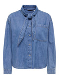 ONLALISIA LS BOW SHIRT DNM AKM