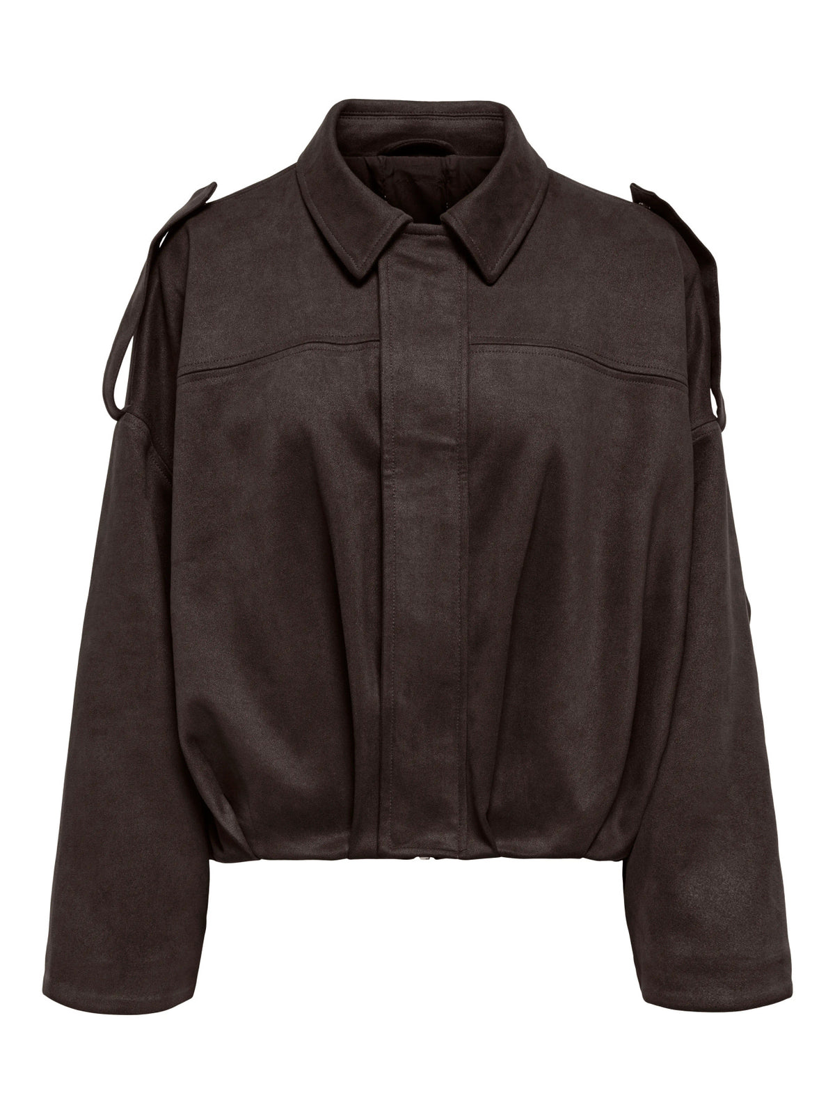 ONLMOON-STINA FAUX SUEDE BOMBER PNT NOOS
