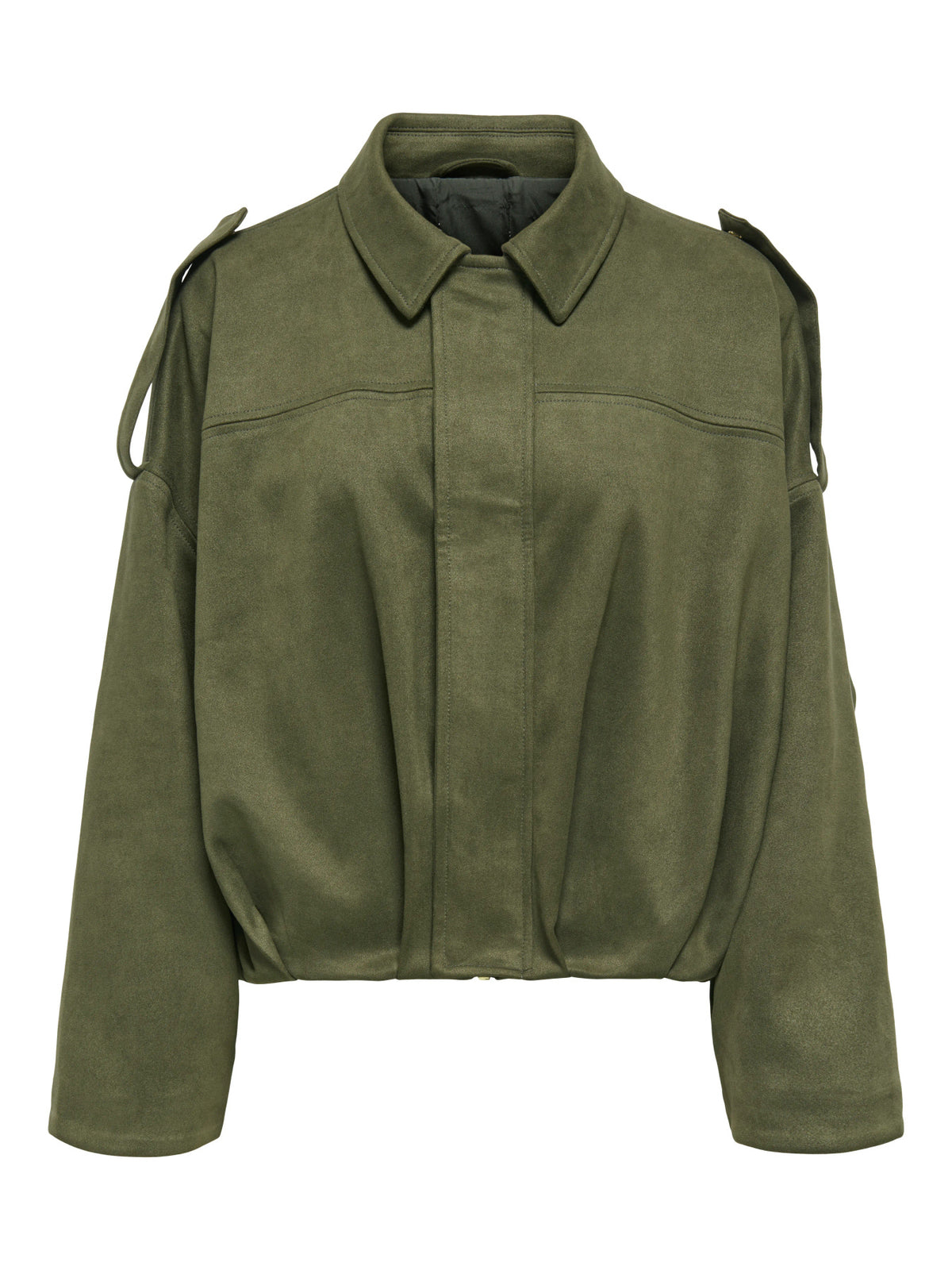 ONLMOON-STINA FAUX SUEDE BOMBER PNT NOOS