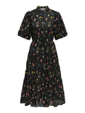 ONLELMA S/S LONG BELT DRESS WVN EX