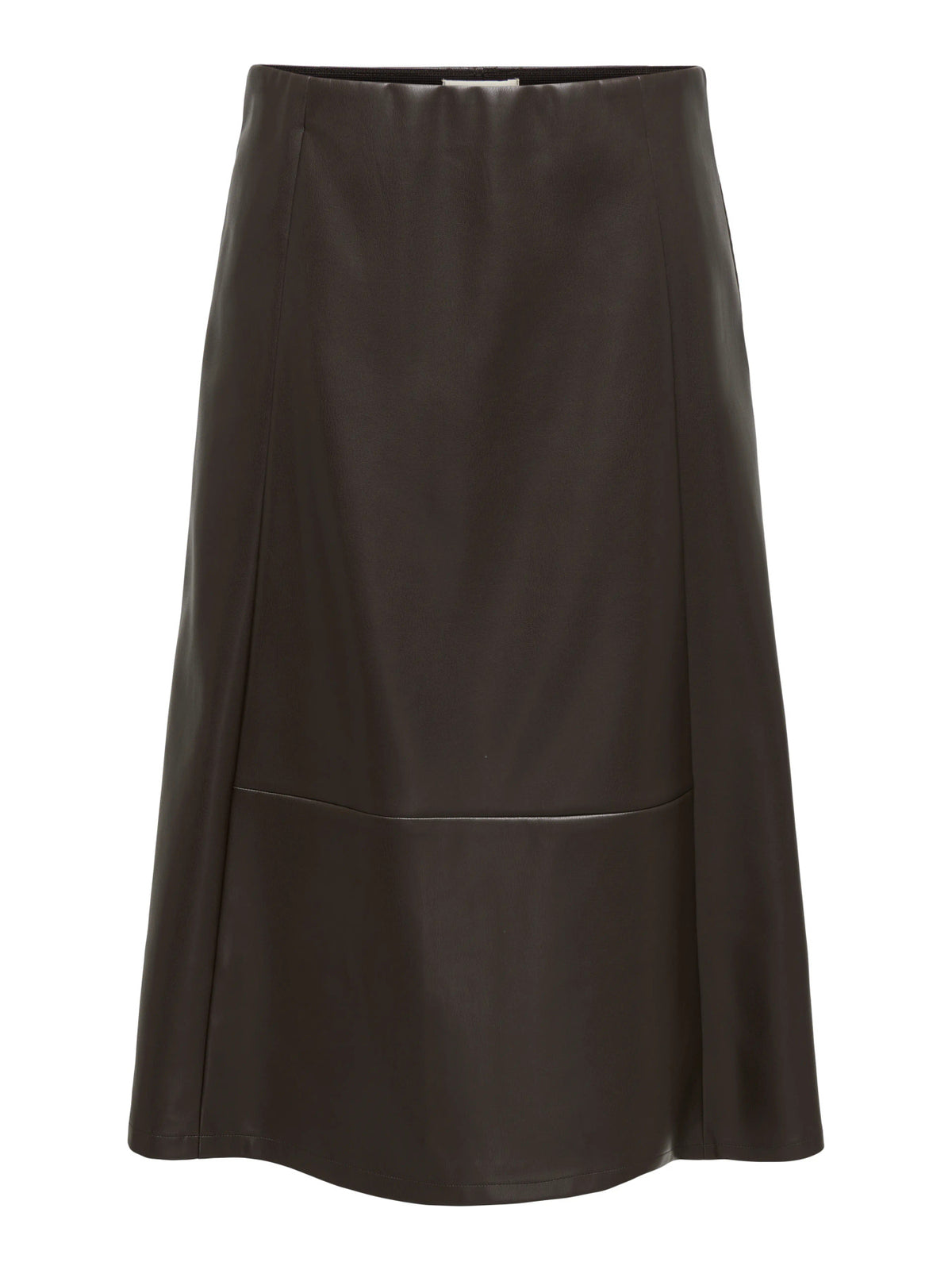 ONLFIBY MW FAUX LEATHER LONG SKIRT PNT