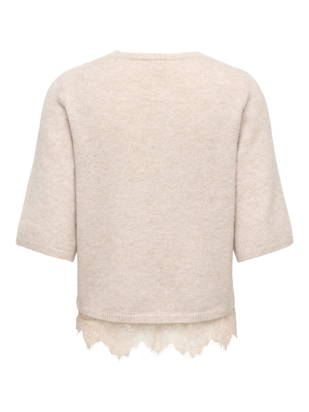 ONLALIVIA SS O-NECK LACE MIX KNT NOOS