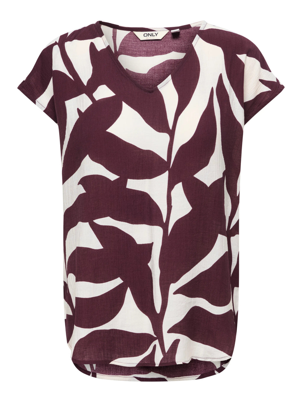 ONLMIKASI S/L V-NECK TOP WVN