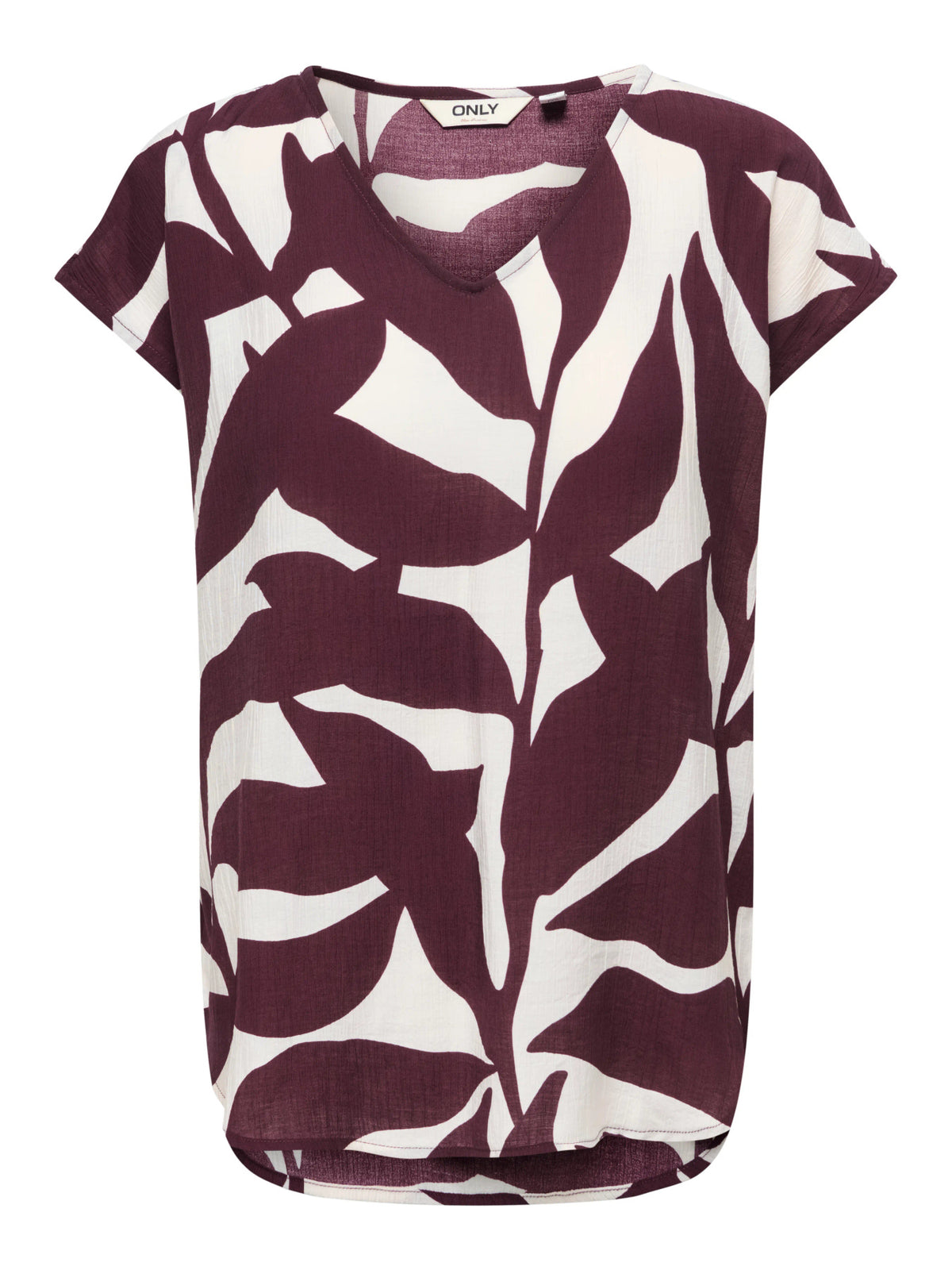 ONLMIKASI S/L V-NECK TOP WVN