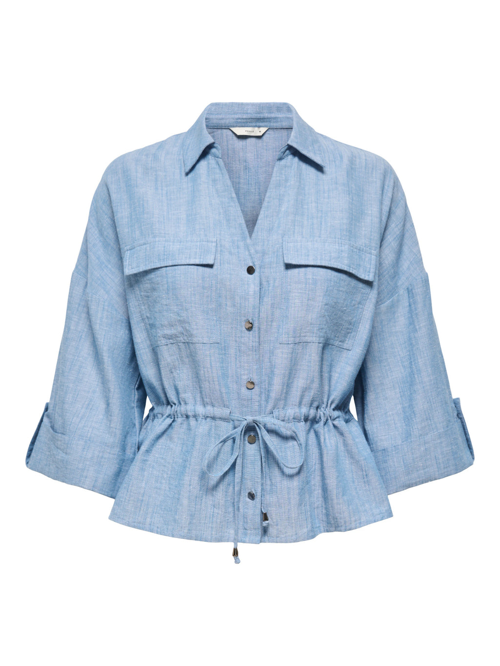 ONLZIRA 3/4 V-NECK SHIRT WVN