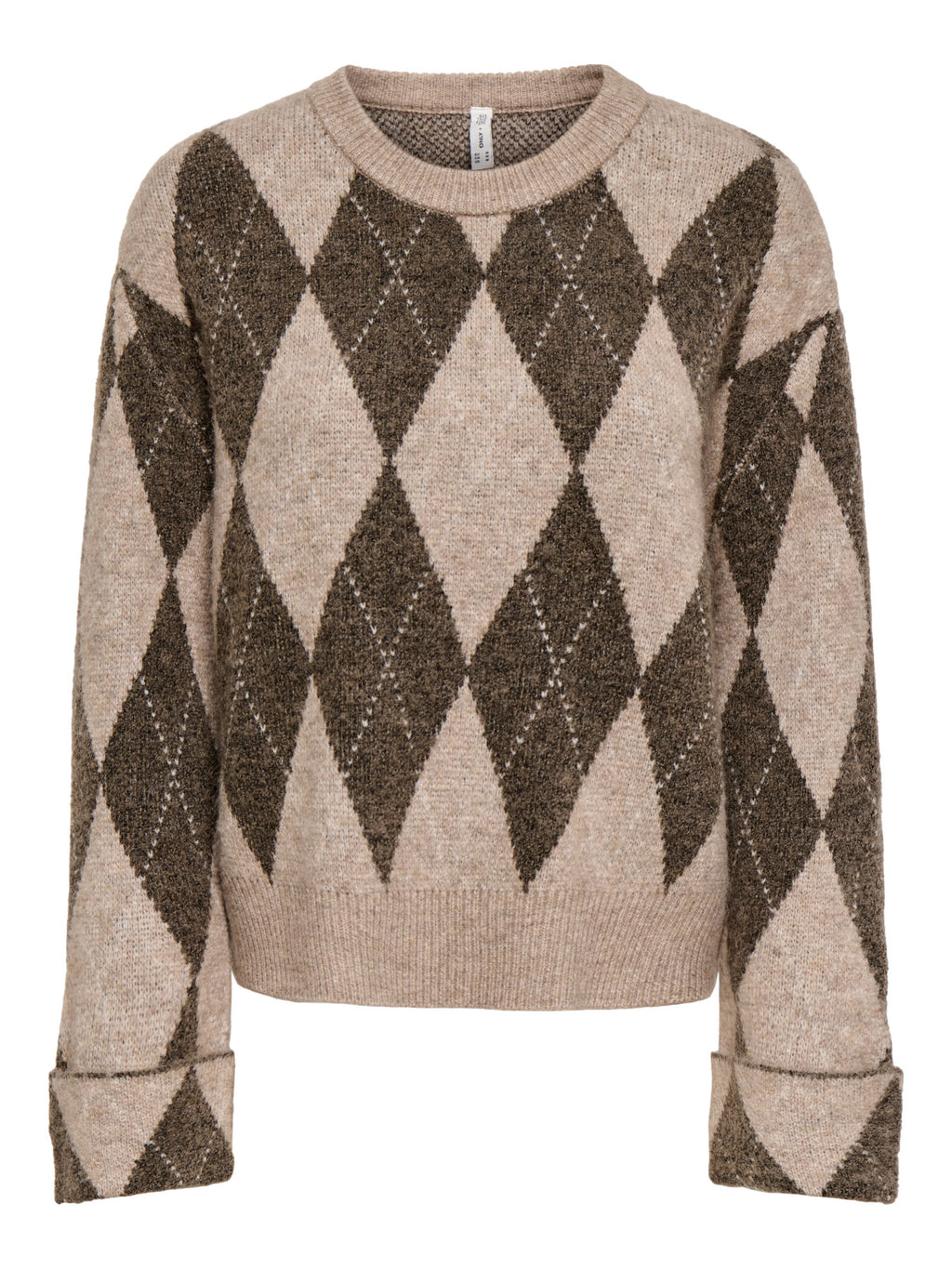 ONLLINA LS ARGYLE FOLD UP EX KNT