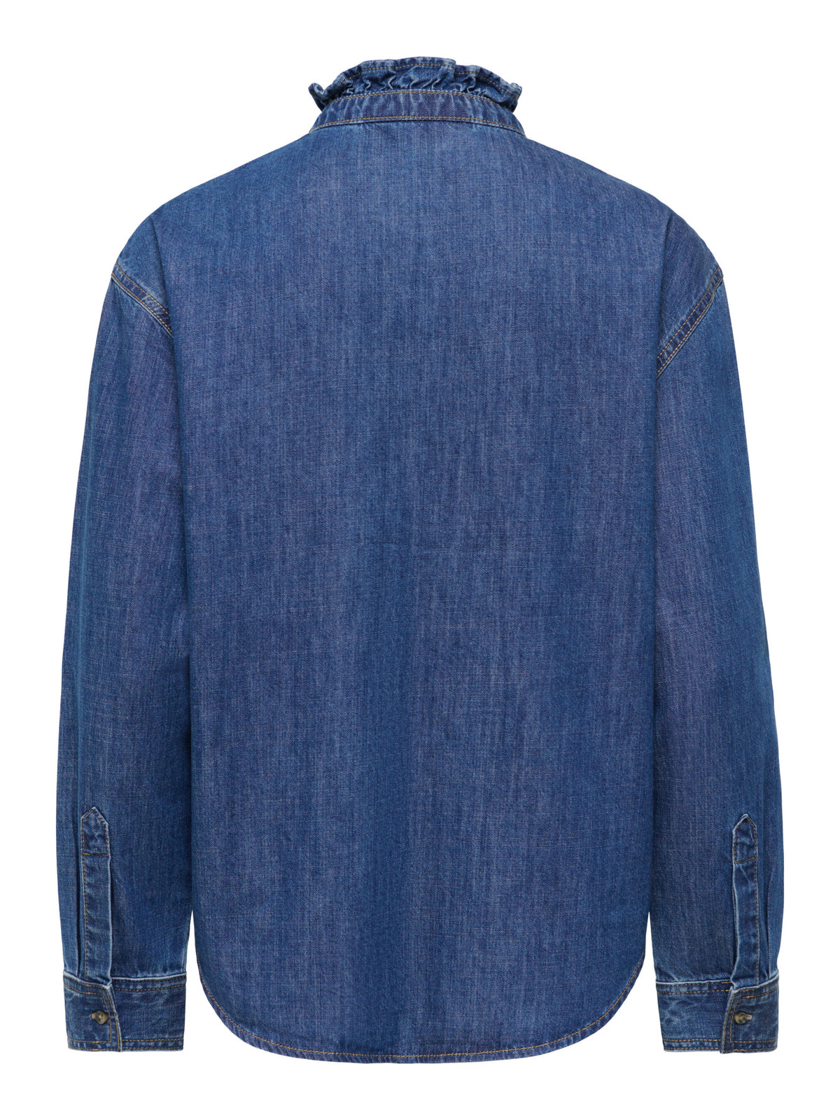 ONLALARA L/S FRILL DNM SHIRT AKM