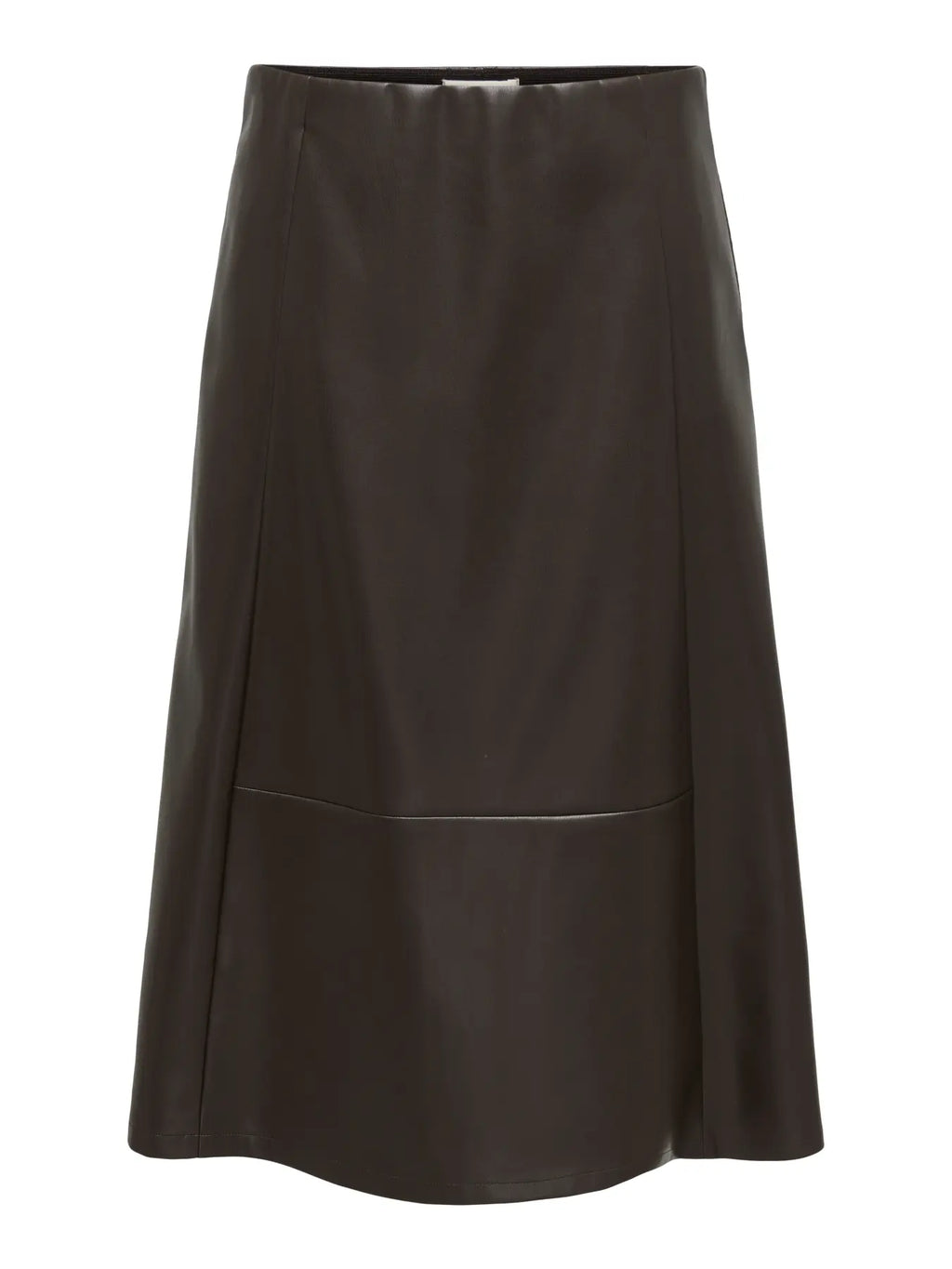 ONLFIBY MW FAUX LEATHER LONG SKIRT PNT