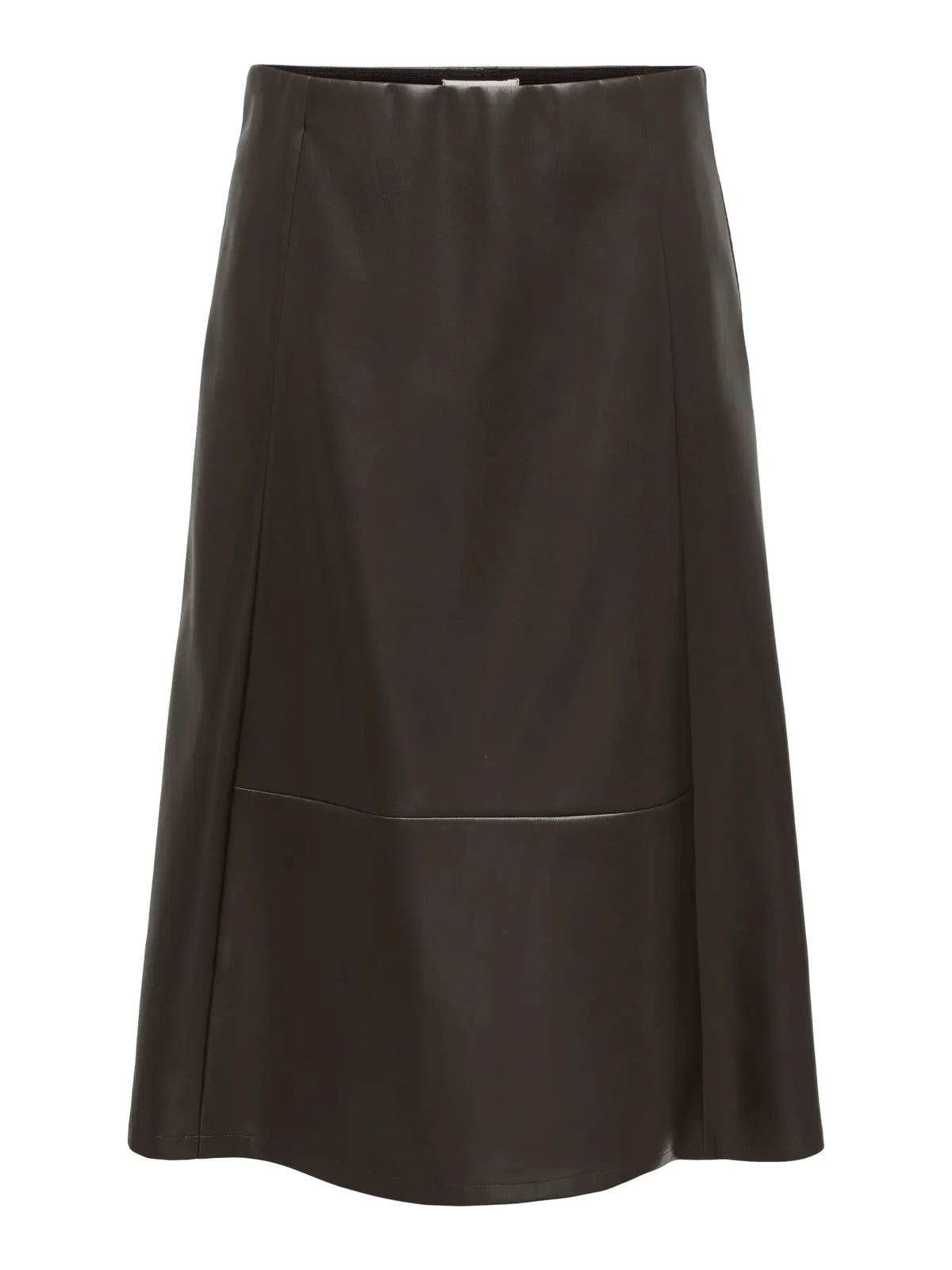 ONLFIBY MW FAUX LEATHER LONG SKIRT PNT