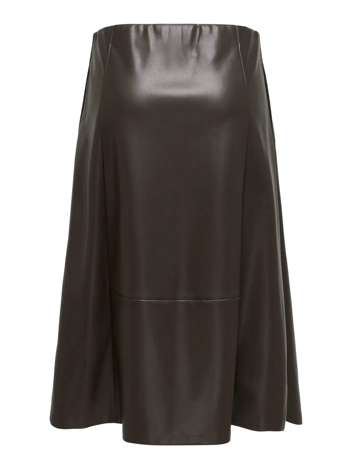 ONLFIBY MW FAUX LEATHER LONG SKIRT PNT