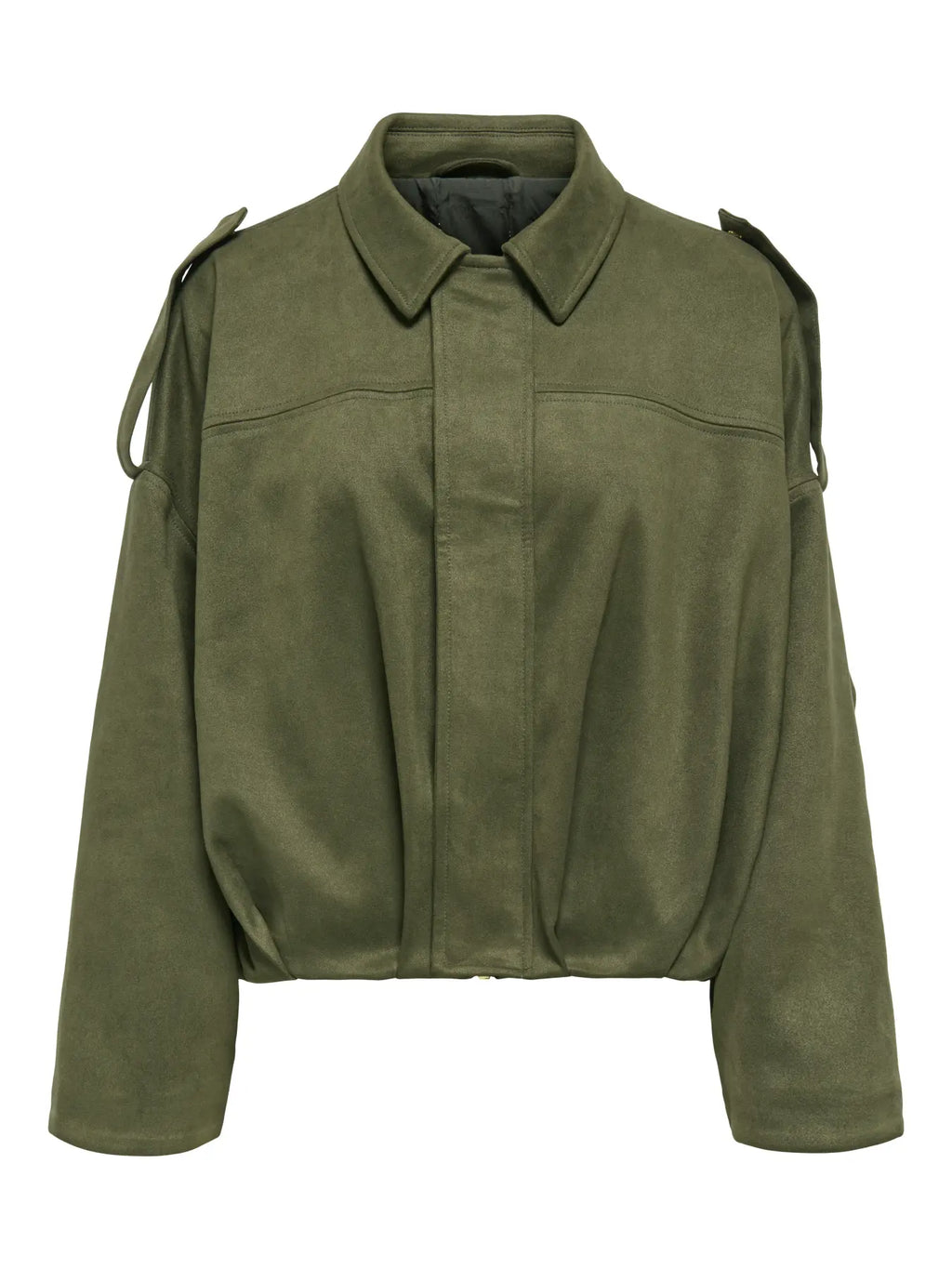 ONLMOON-STINA FAUX SUEDE BOMBER PNT NOOS
