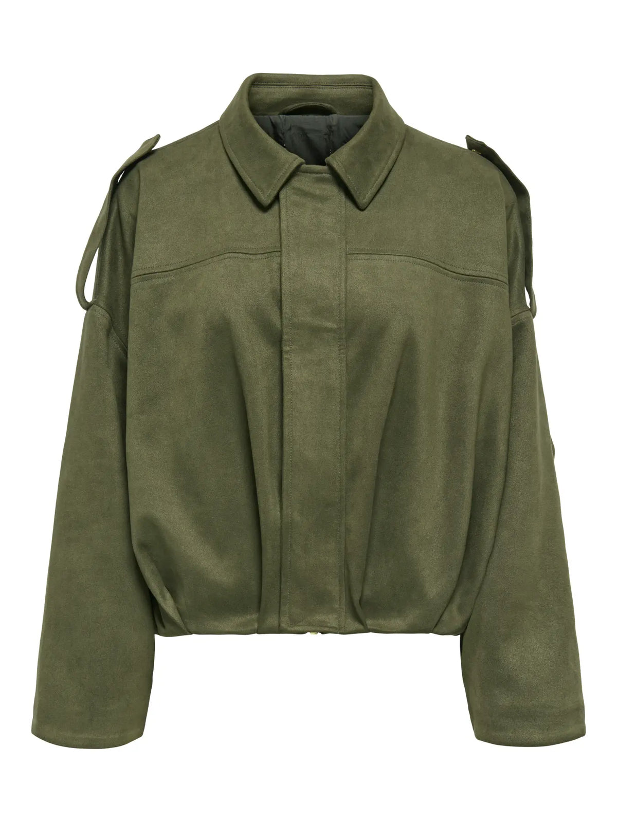 ONLMOON-STINA FAUX SUEDE BOMBER PNT NOOS